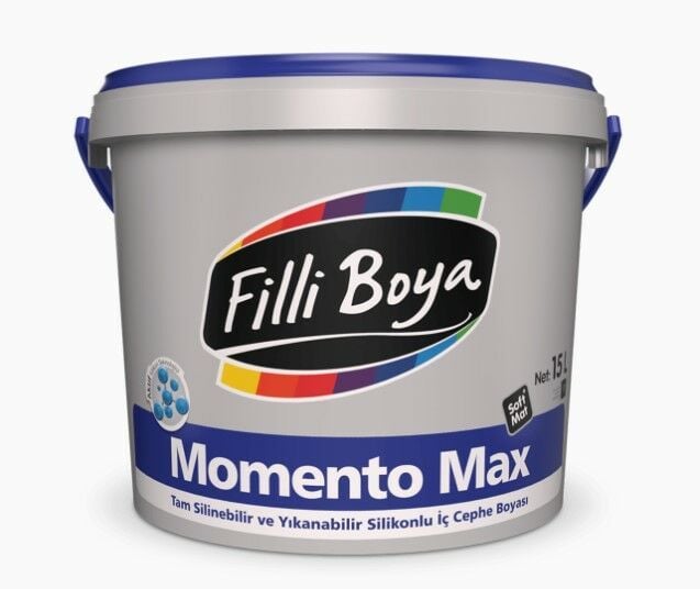 Filli Boya Momento Max Tam Silinebilir Soft Mat İç Cephe Boyası 2,5 Lt