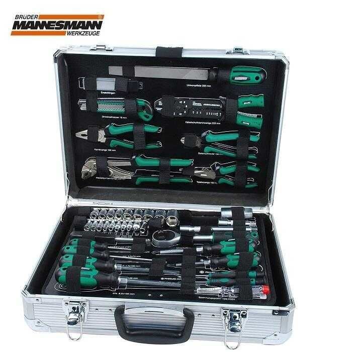 Mannesmann 29075 Alüminyum Takım Çantalı Alet Seti, 108 Parça