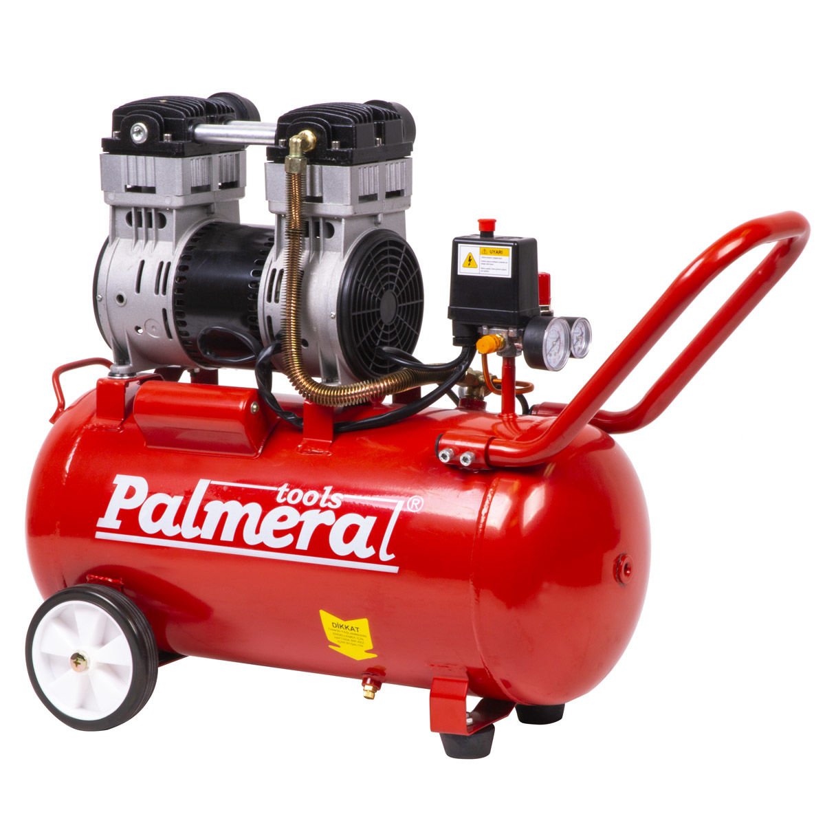 Palmera PA50LS Hava Kompresörü Yağsız Sessiz Tip 50 Lt