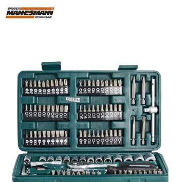 Mannesmann 29166 Lokma Anahtar Bits Uç Seti (130 Parça, 6.3 mm - 1/4'')