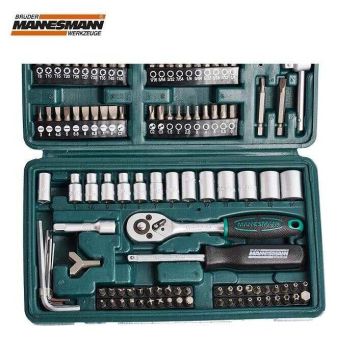 Mannesmann 29166 Lokma Anahtar Bits Uç Seti (130 Parça, 6.3 mm - 1/4'')