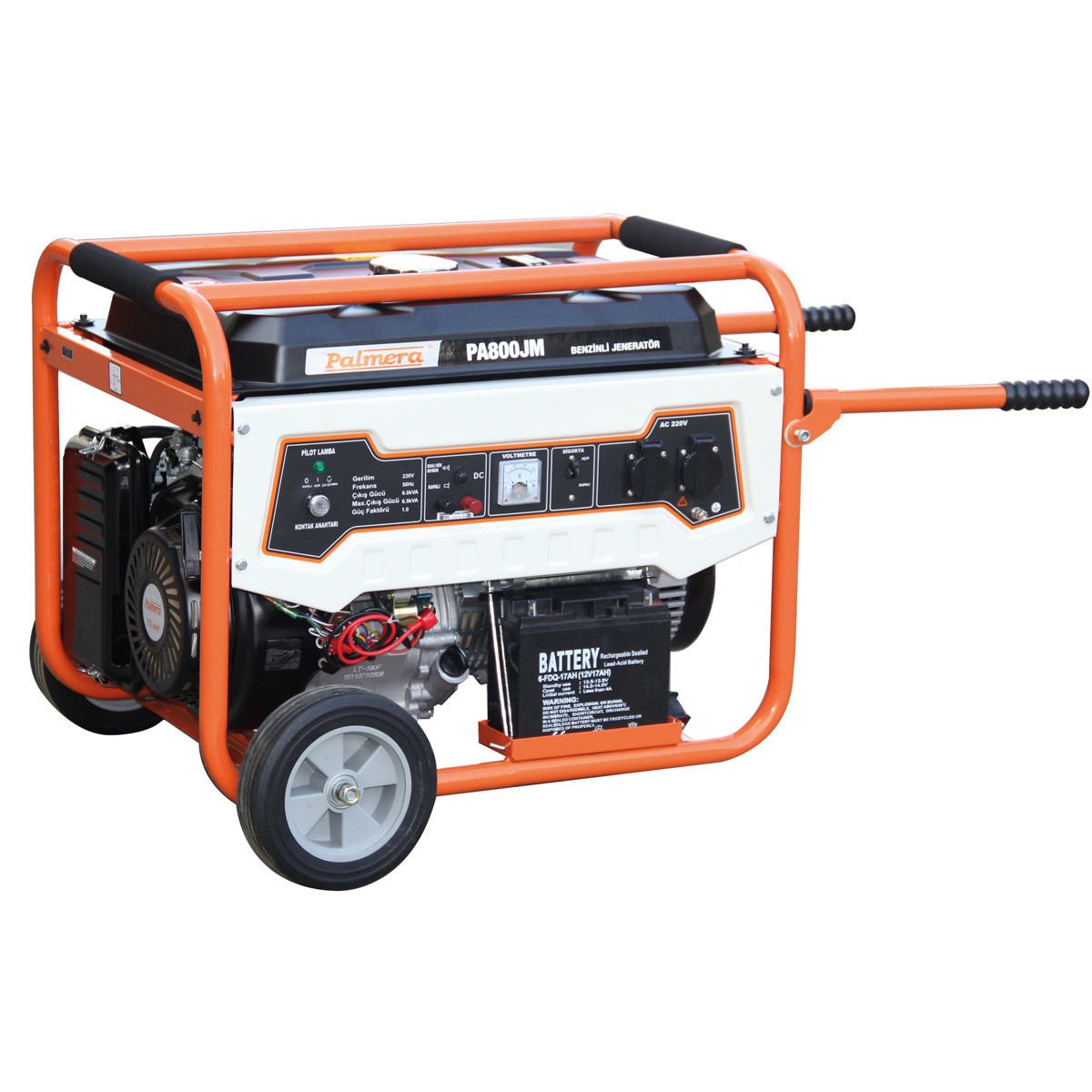 Palmera PA800JM Benzinli Jeneratör 8,12 Kva (Marşlı)
