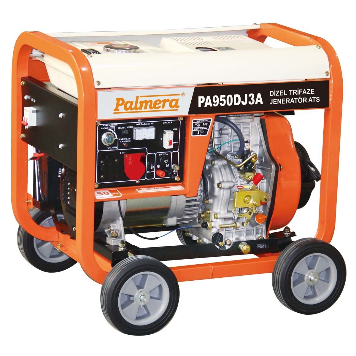 Palmera PA950DJ3A Dizel Jeneratör 8,5 Kva (Marşlı, Panolu, Trifaze)