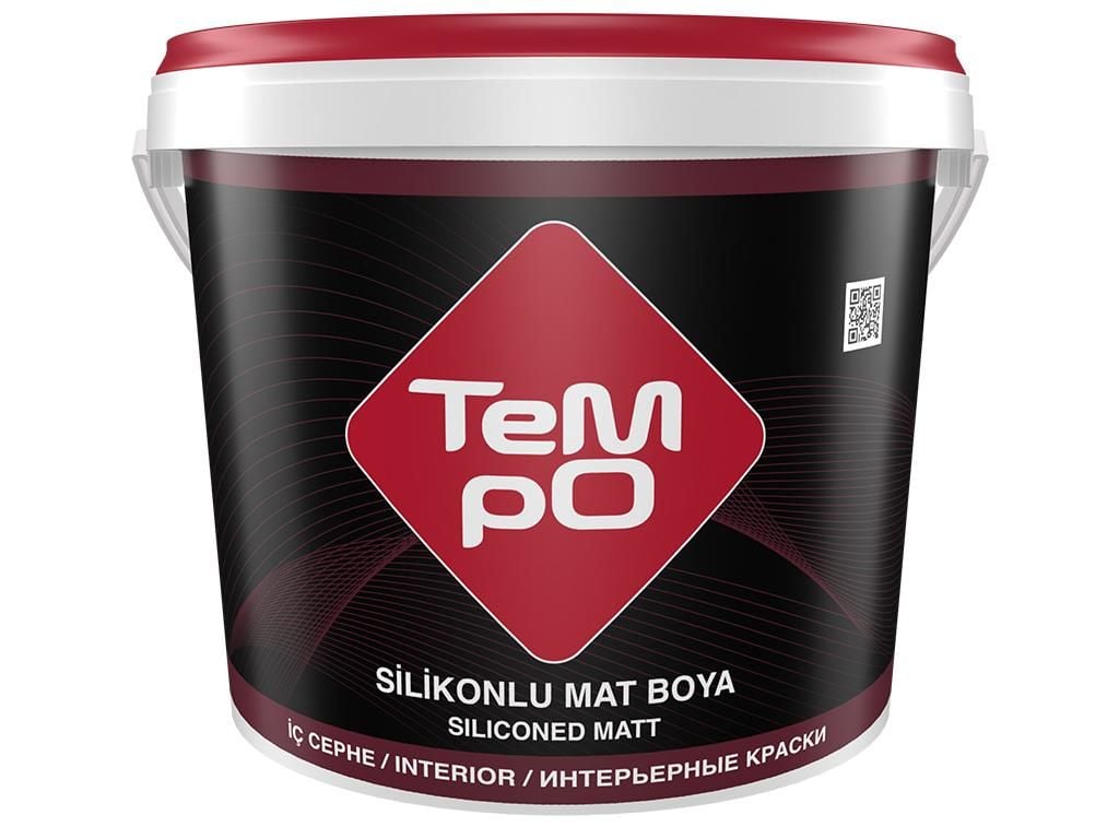 Tempo Silikonlu Mat Boya İç Cephe Boyası 3,5 Kg