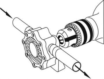 Mannesmann 446 Matkapla Çalışan Su Pompası