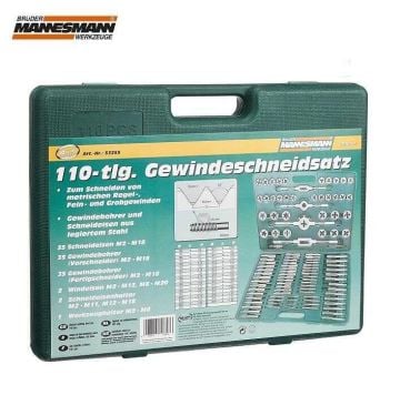 Mannesmann 53255 Kılavuz Pafta Seti, 110 Parça
