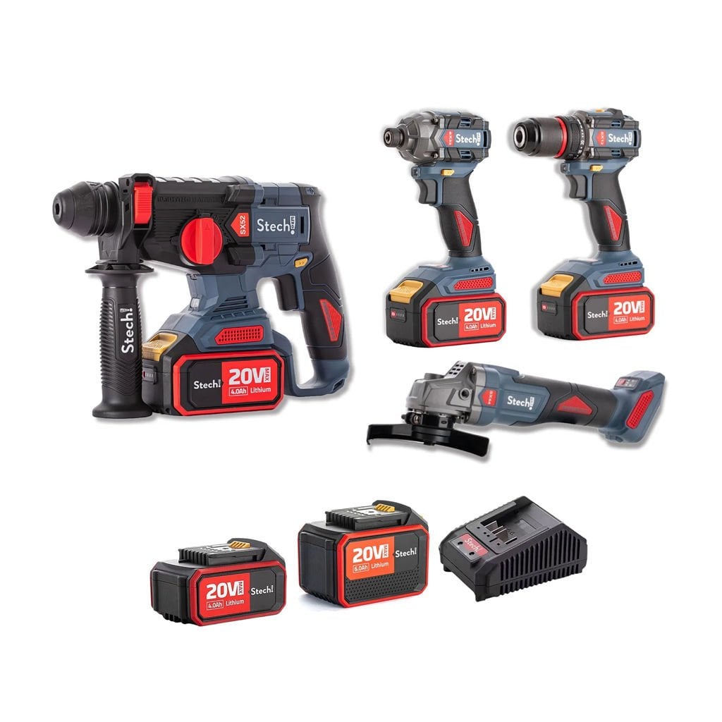 StechEnd SXS401 Akülü Alet Seti 20 V (SX12-SX32-SX44-SX52)