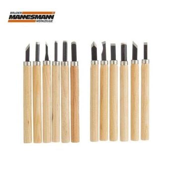 Mannesmann 690-12 Ahşap Oyma Bıçak Seti, 12 Parça