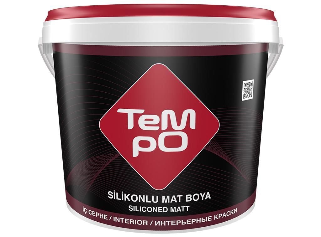 Tempo Silikonlu Mat Boya İç Cephe Boyası 10 Kg