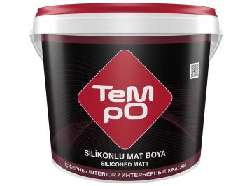 Tempo Silikonlu Mat Boya İç Cephe Boyası 10 Kg