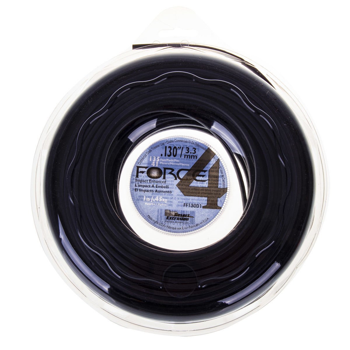 Desert Force4 DX221373 Tırpan Misina 3.3Mm 41M Siyah 4 Köşe