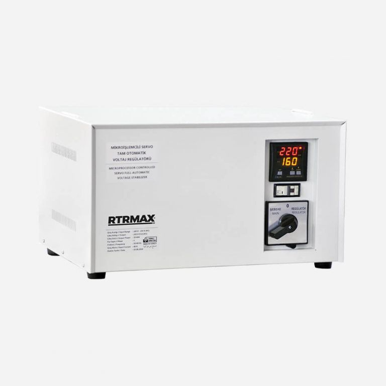 Rtrmax Rtm5910 Voltaj Regülatörü 10 Kva Monofaze Servo Kontrollü