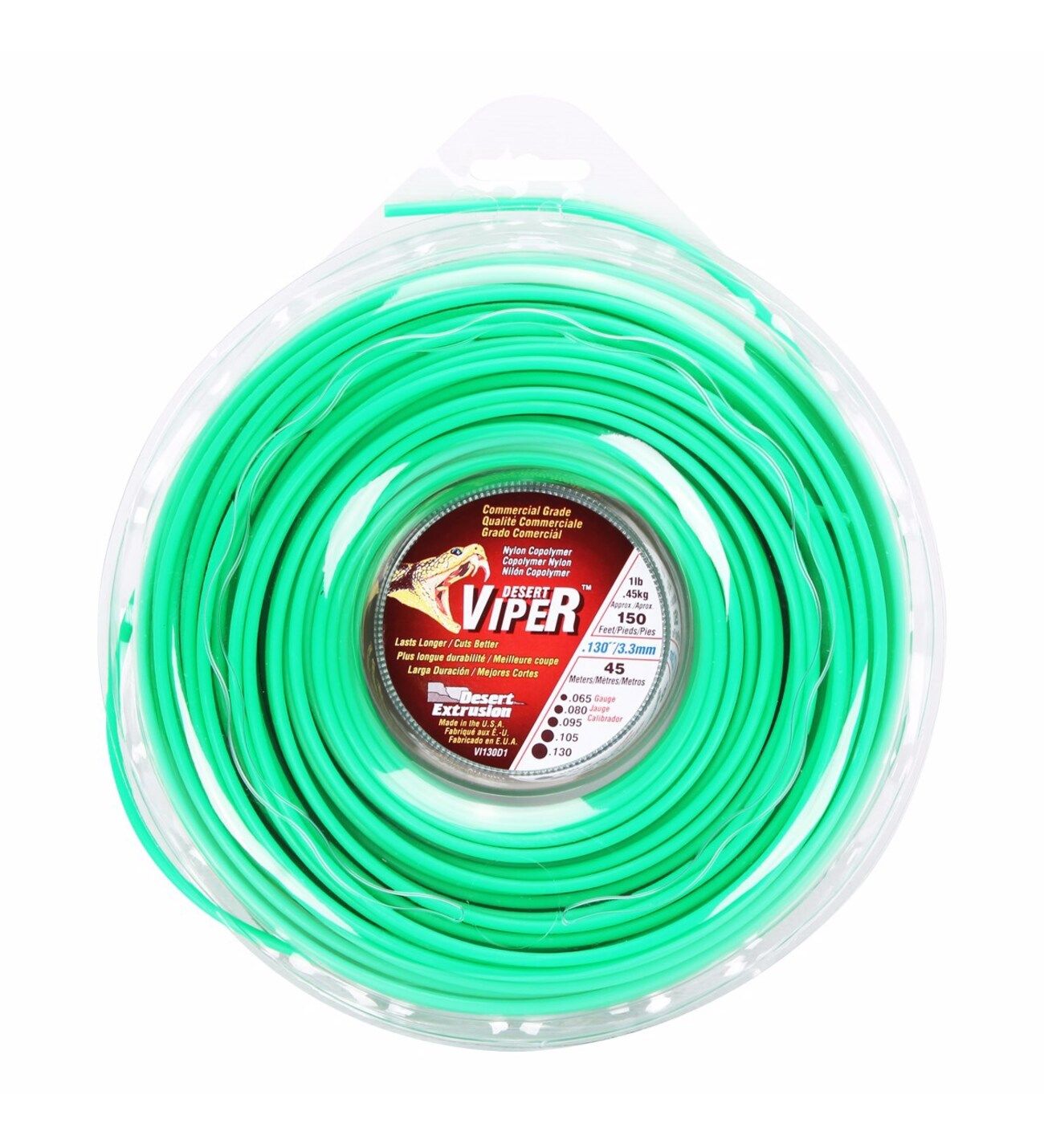 Desert Viper DX221303 Tırpan Misina 3.3Mm 45M Yeşil Yuvarlak
