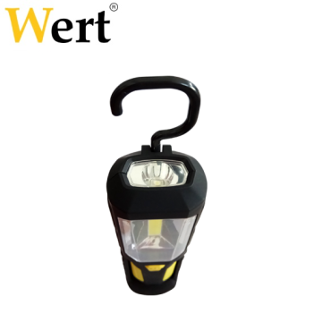 WERT 2612 Pilli Çalışma Lambası, 3W COB LED  + 1 LED