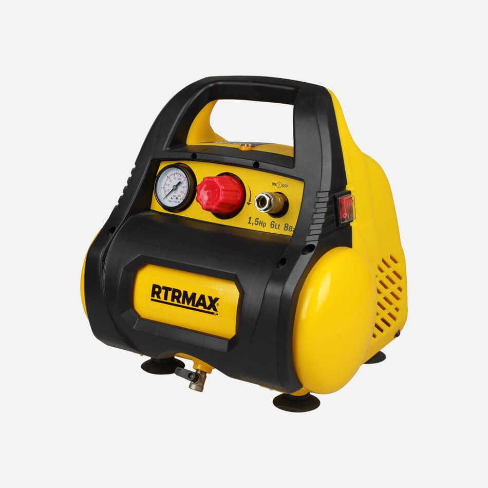 Rtrmax Rtm720 Yağsız Hava Kompresörü 6 Lt,  1.5 Hp/1.1Kw