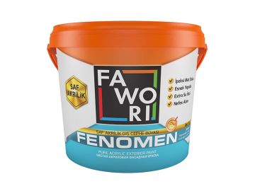 Fawori Fenomen Saf Akrilik İpek Mat Dış Cephe Boyası 15 Litre
