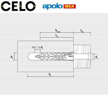 MEA F 10 Dübel (10x50mm, 50 adet)