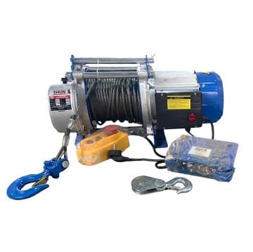 Shun Şaryolu 2 Hareketli Elektrikli Vinç 750/1500 Kg 30 Metre 220 V