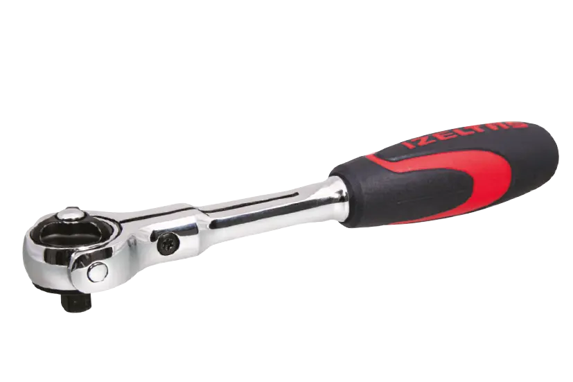 İzeltaş  1/4'' Mafsallı Cırcır Kolu 72 Diş (150 Mm) (1507062150)