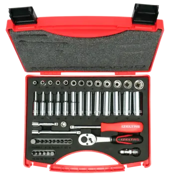 İzeltaş  1/4'' Altı Köşe Lokma Anahtar Ve Bits Set 48 Parça (14000005131)