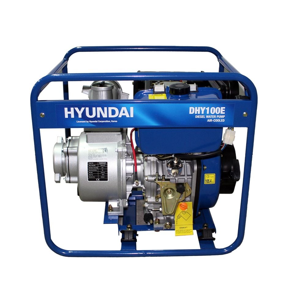Hyundai DHY100E Dizel Marşlı Su Motoru 4''