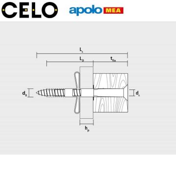MEA HR Boşluk Dübeli (8x40mm, 50 adet)