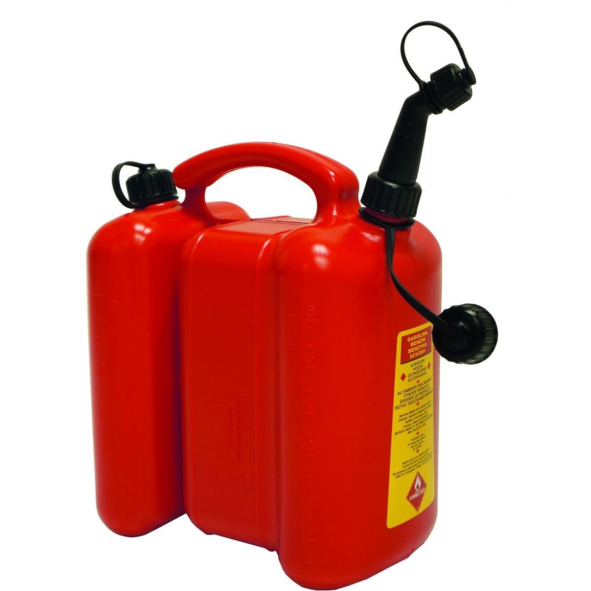 Tecomec 51709017 Benzin Bidonu 6Lt-Yağ 3Lt Kırmızı