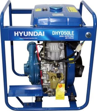 Hyundai DHYD50LE Dizel Marşlı Yüksek Basınçlı Su Motoru 2''