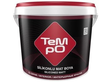 Tempo Silikonlu Mat Boya İç Cephe Boyası 20 Kg