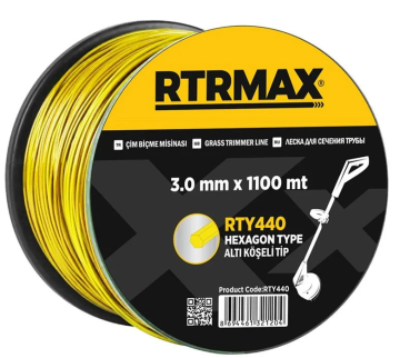 Rtrmax Rty440 Tırpan Misinası Sarıaltıköşe 3.0 Mm 1100 Mt