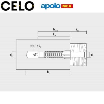 MEA MZK 10 Dübel (10x60mm, 50 adet)