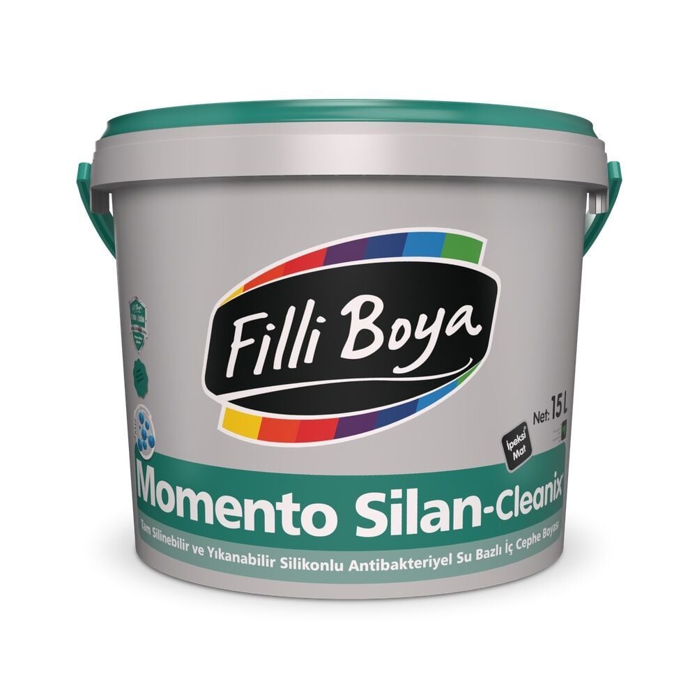 Filli Boya Momento Silan-Cleanix Antibakteriyel Silikonlu İpek İç Cephe Boyası 7,5 Lt
