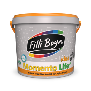 Filli Boya Momento Life Kids Akrilik Doğal İç Cephe Boyası 15 Lt Çam Fıstığı