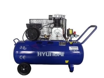 Hyundai HM-H-0.25 Kompresör 100 Lt 3.0 Hp Yağlı Tip Kayışlı