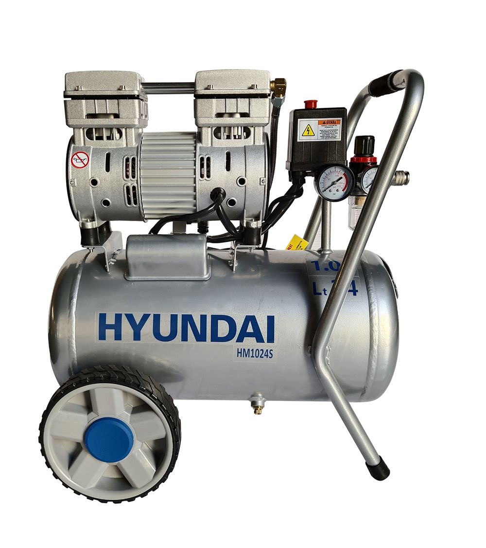 Hyundai HM1024S Kompresör 24 Lt 750W Sessiz Yağsız