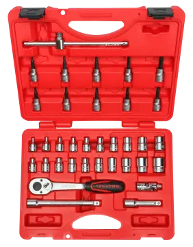 İzeltaş  3/8'' Altı Köşe Lokma Anahtar Ve Lokmalı Allen Set 35 Parça (14000005135)