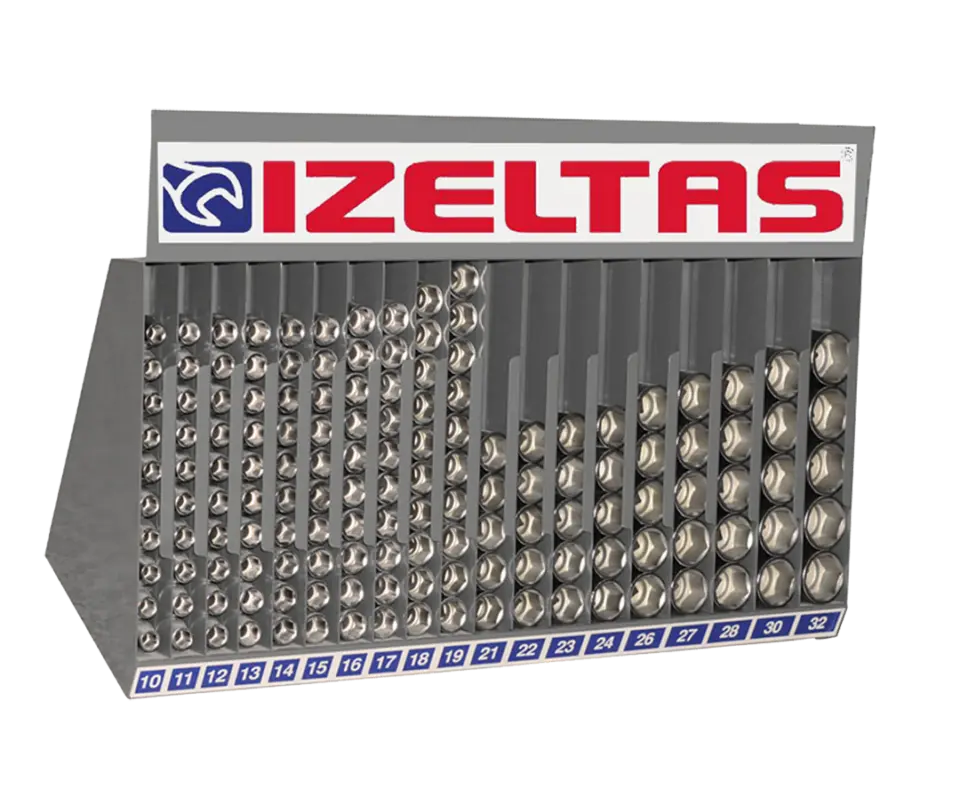 İzeltaş  1/2'' Lokma Anahtar Sehpası ( Dolu - 145 ) (1113006145)