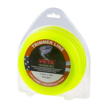 Veta 131617 Tırpan Misina Pro 3.3Mm 45M Sarı 6 Köşe