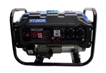 Hyundai HHY3300 Benzinli Jeneratör 2.8 kW (İpli, Monofaze)