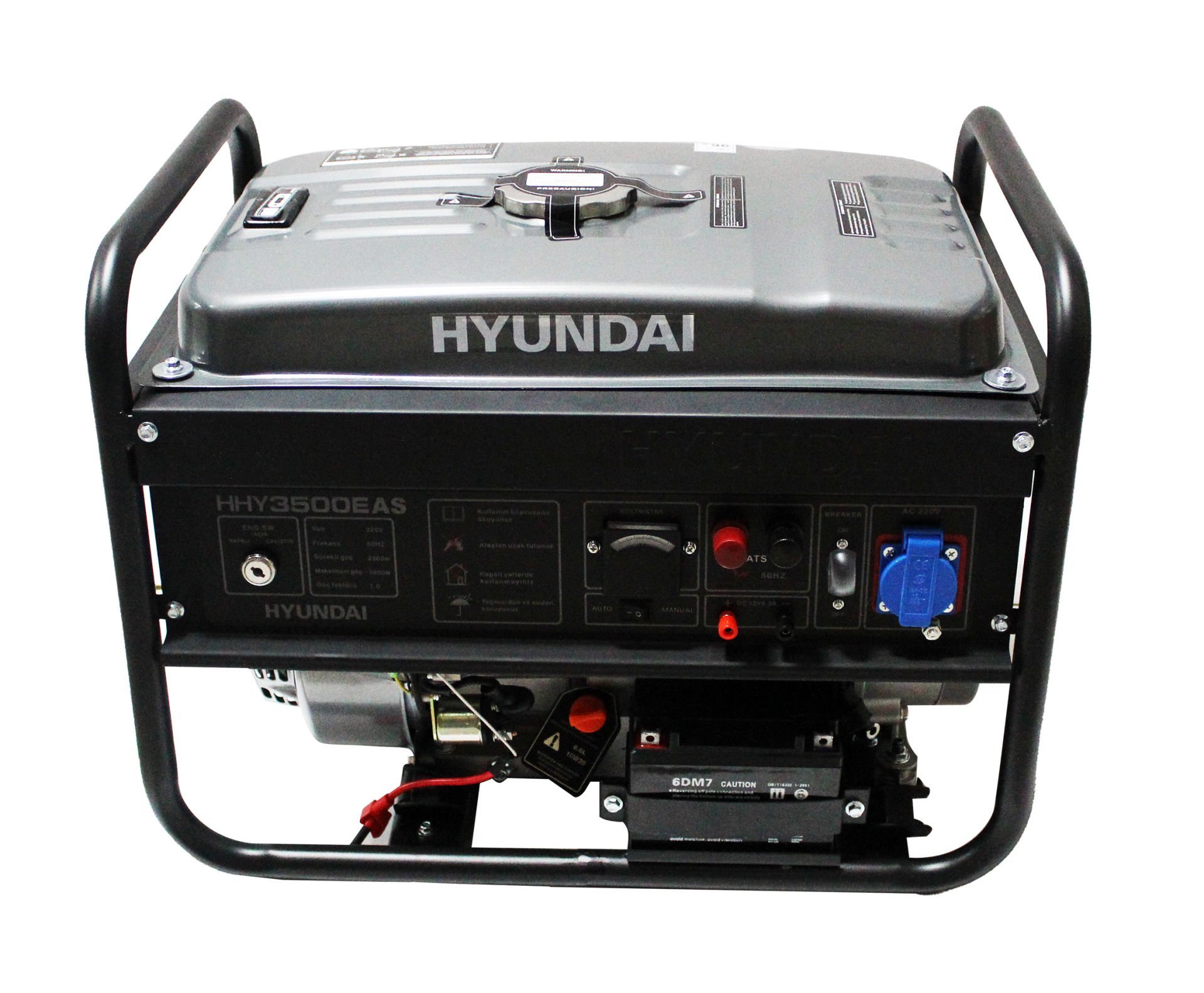 Hyundai HHY3500EAS Benzinli Jeneratör 3.0 kW (Marşlı, Monofaze, Ats)