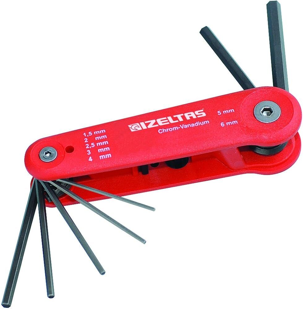 İzeltaş  Kaset Allen Anahtar Takımı 7 Parça (1,5Mm-6Mm)   (4912000007)