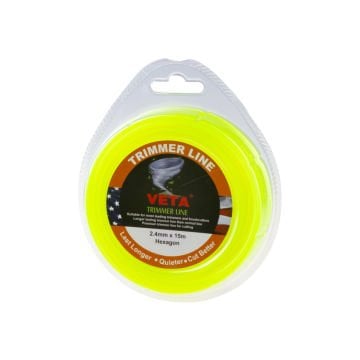 Veta 131742 Tırpan Misina Pro 2.4Mm 15M Sarı 6 Köşe