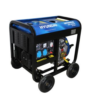 Hyundai DHY9000LEK Dizel Jeneratör 7.5 kW (Marşlı, Monofaze)