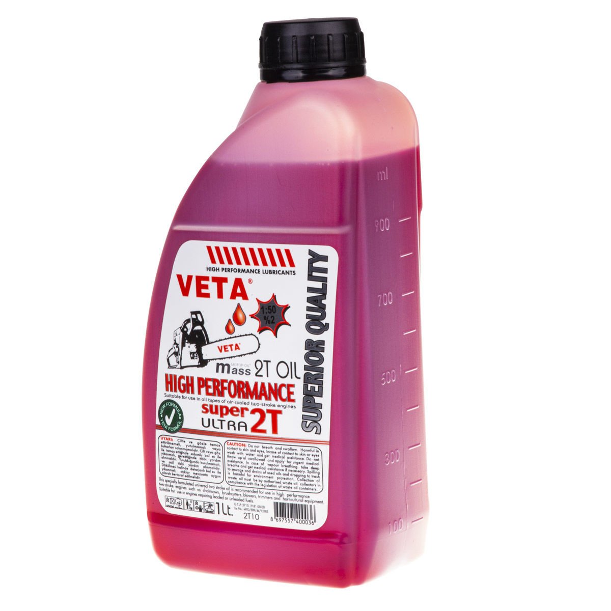 Veta 2T10 2 İki Zamanlı Motor Yağı 1Lt