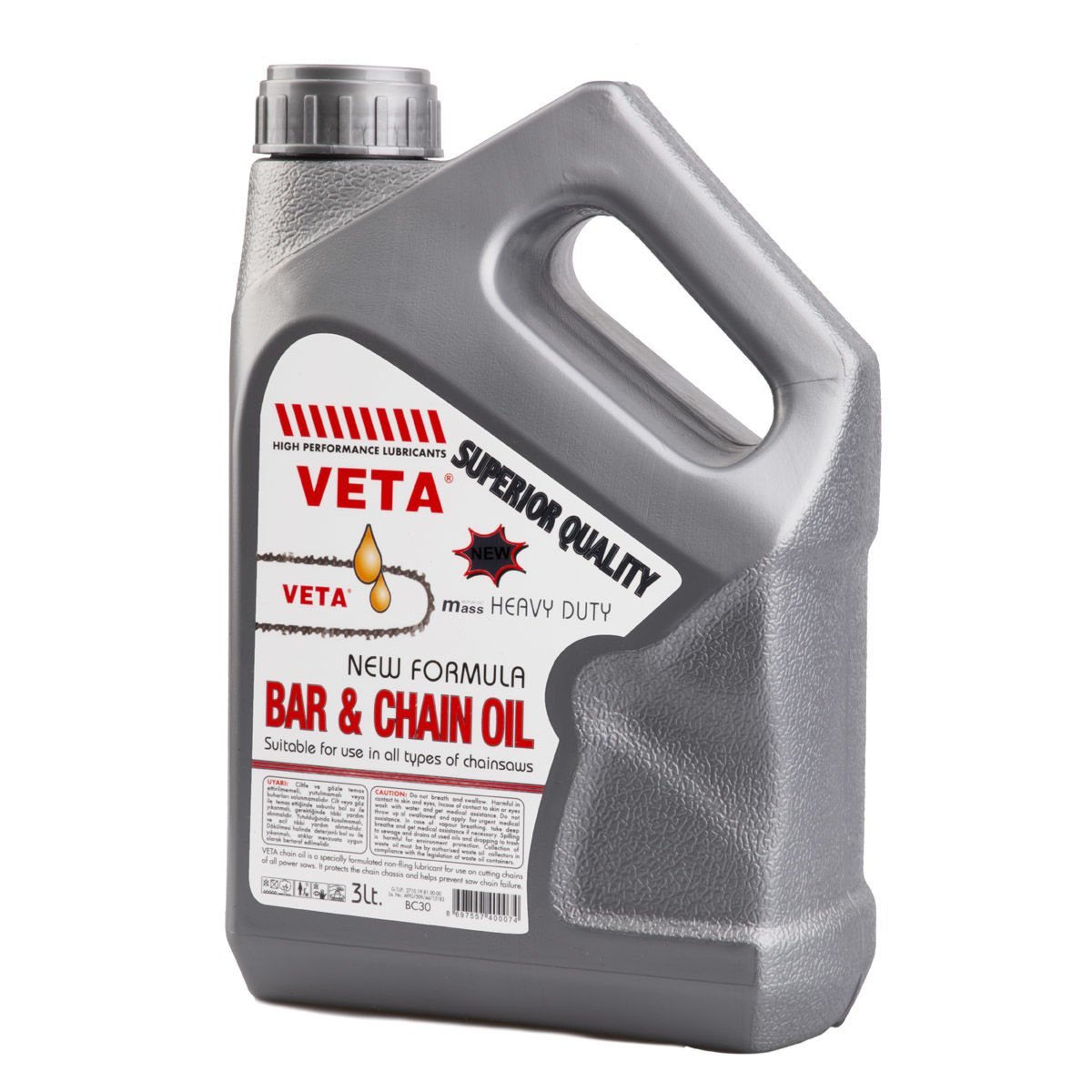 Veta BC30 Motorlu Testere Kılavuz Zincir Yağı 3Lt