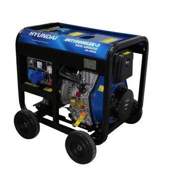 Hyundai DHY10000LEK-3 Dizel Jeneratör 8.5 kW (Marşlı, Trifaze)