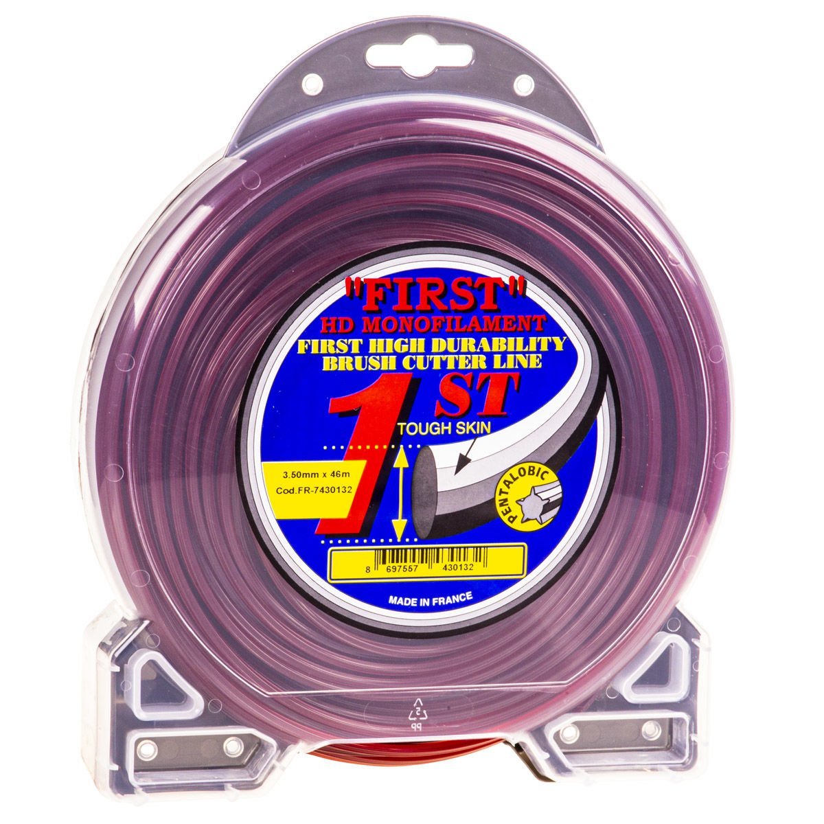First 7430132 Tırpan Misina 3.5Mm 46 Metre Kırmızı 5 Köşe