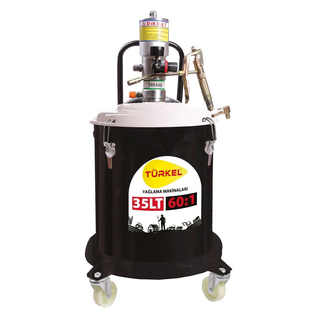 Türkel Havalı Gres Pompası 35 Lt
