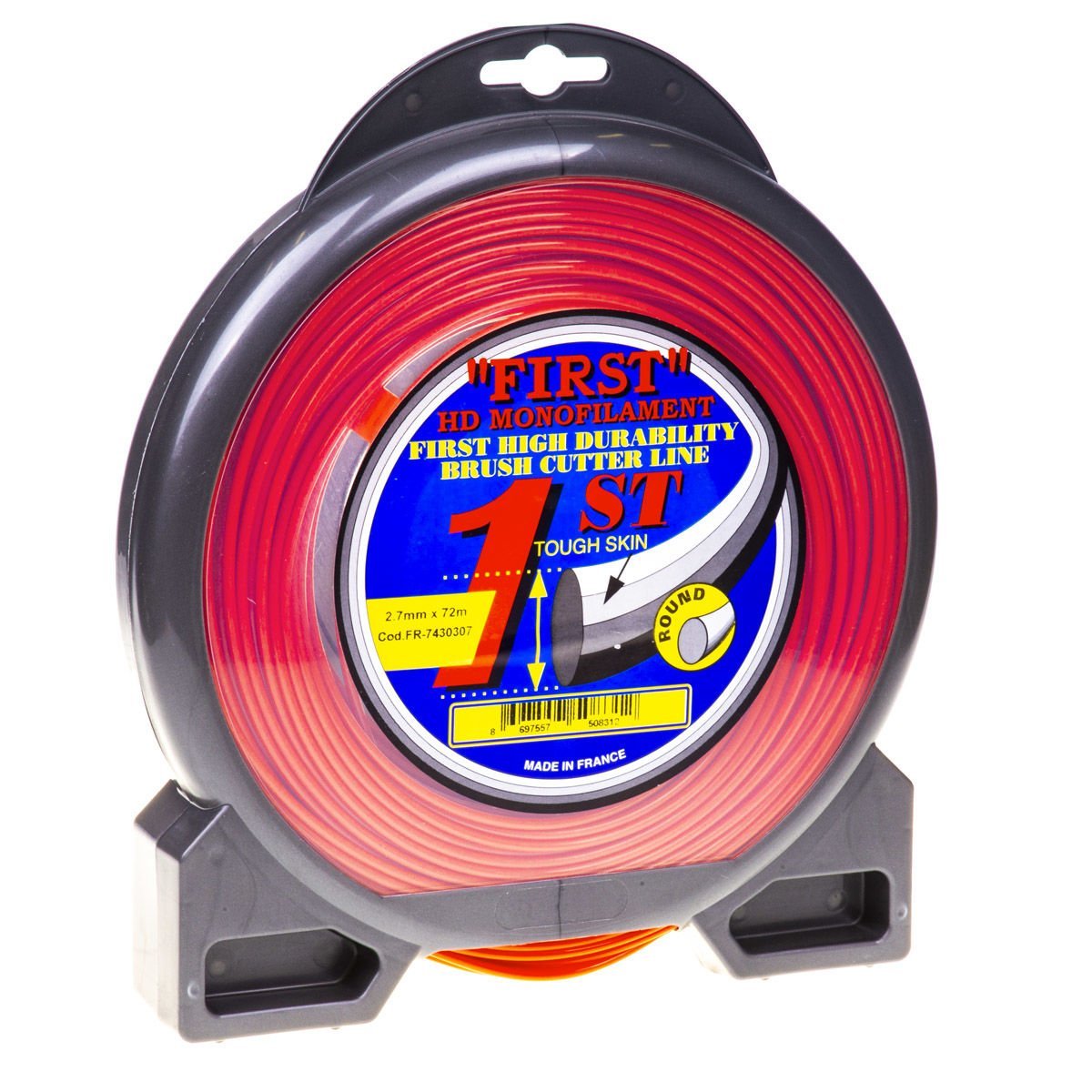 First 7430307 Tırpan Misina 2.7Mm 72 Metre Kırmızı Yuvarlak