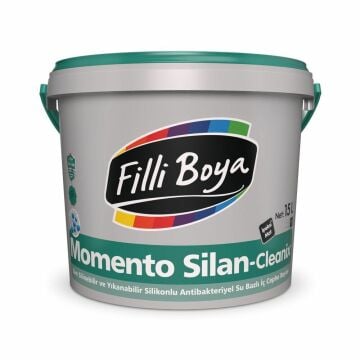 Filli Boya Momento Silan-Cleanix Antibakteriyel Silikonlu İpek İç Cephe Boyası 15 Lt Aki